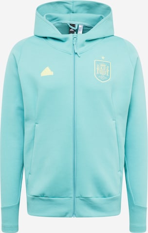 ADIDAS PERFORMANCE Athletic Sweatshirt 'Spain' in Blue: front