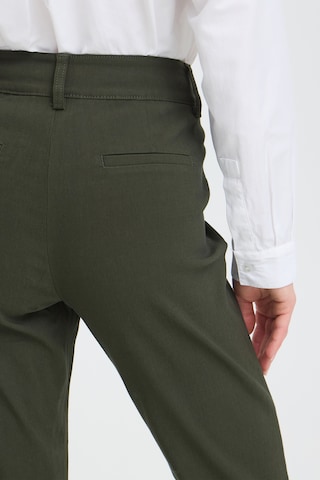 b.young Slimfit Chino kalhoty 'BYDixi' – zelená