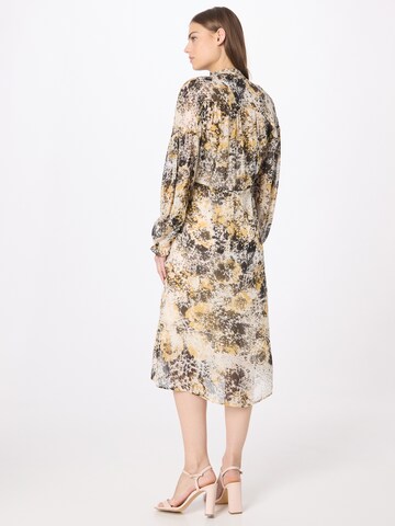 PULZ Jeans - Vestido camisero 'THEODORA' en beige