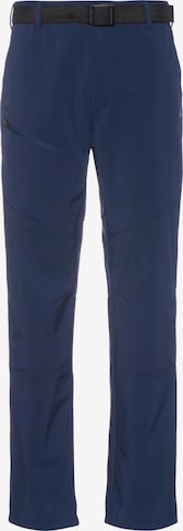 OCK Regular Outdoor Pants in Blue: front