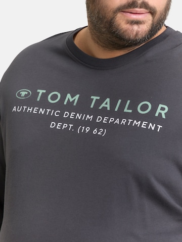 TOM TAILOR Men + Shirt in Schwarz