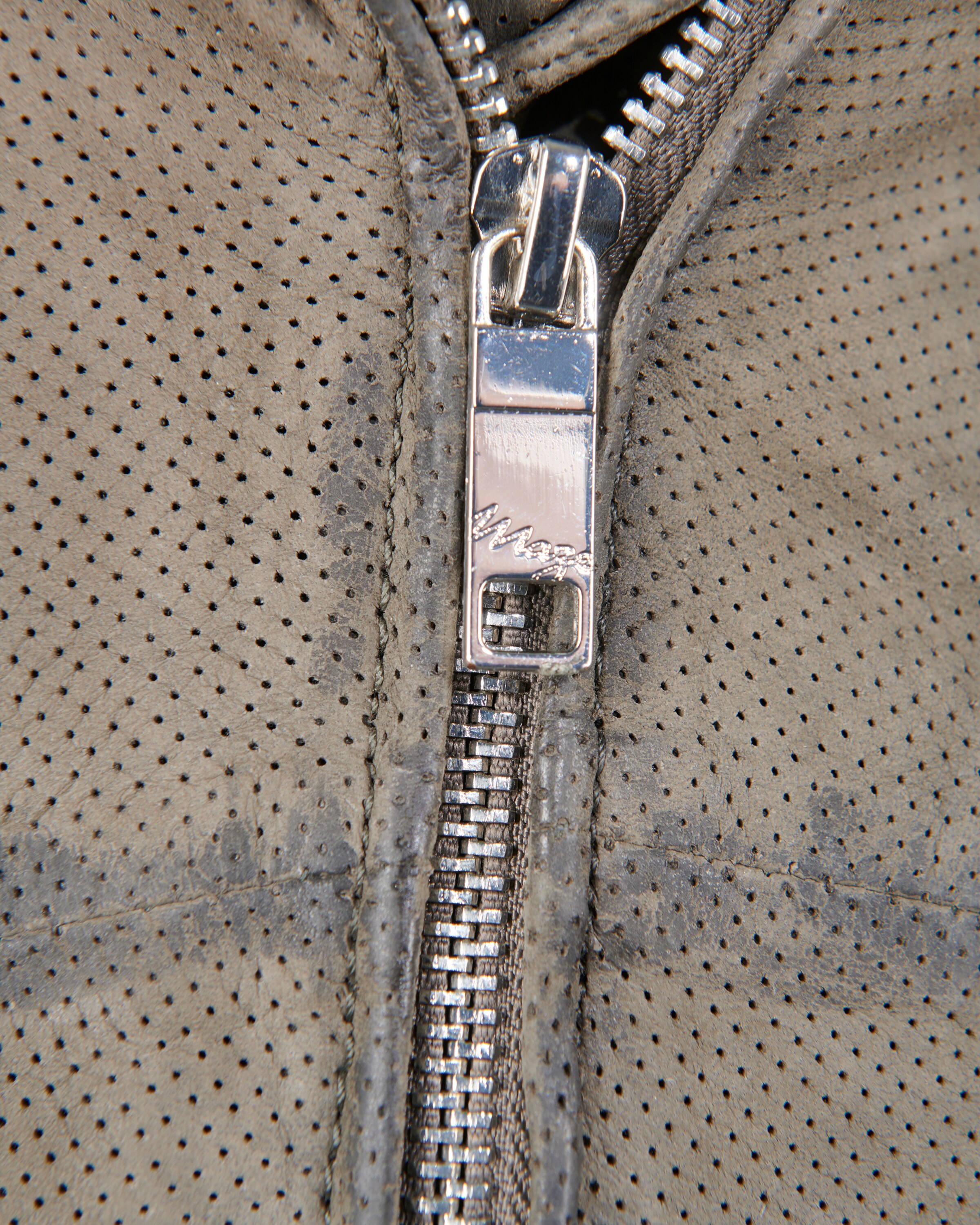 Maze Lederjacke ' Linden ' in Grau