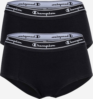 Panty di Champion Authentic Athletic Apparel in nero: frontale