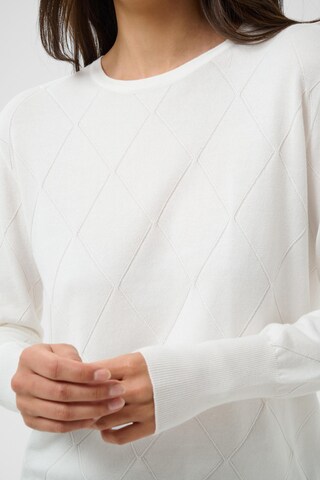 Pull-over Kaffe en blanc