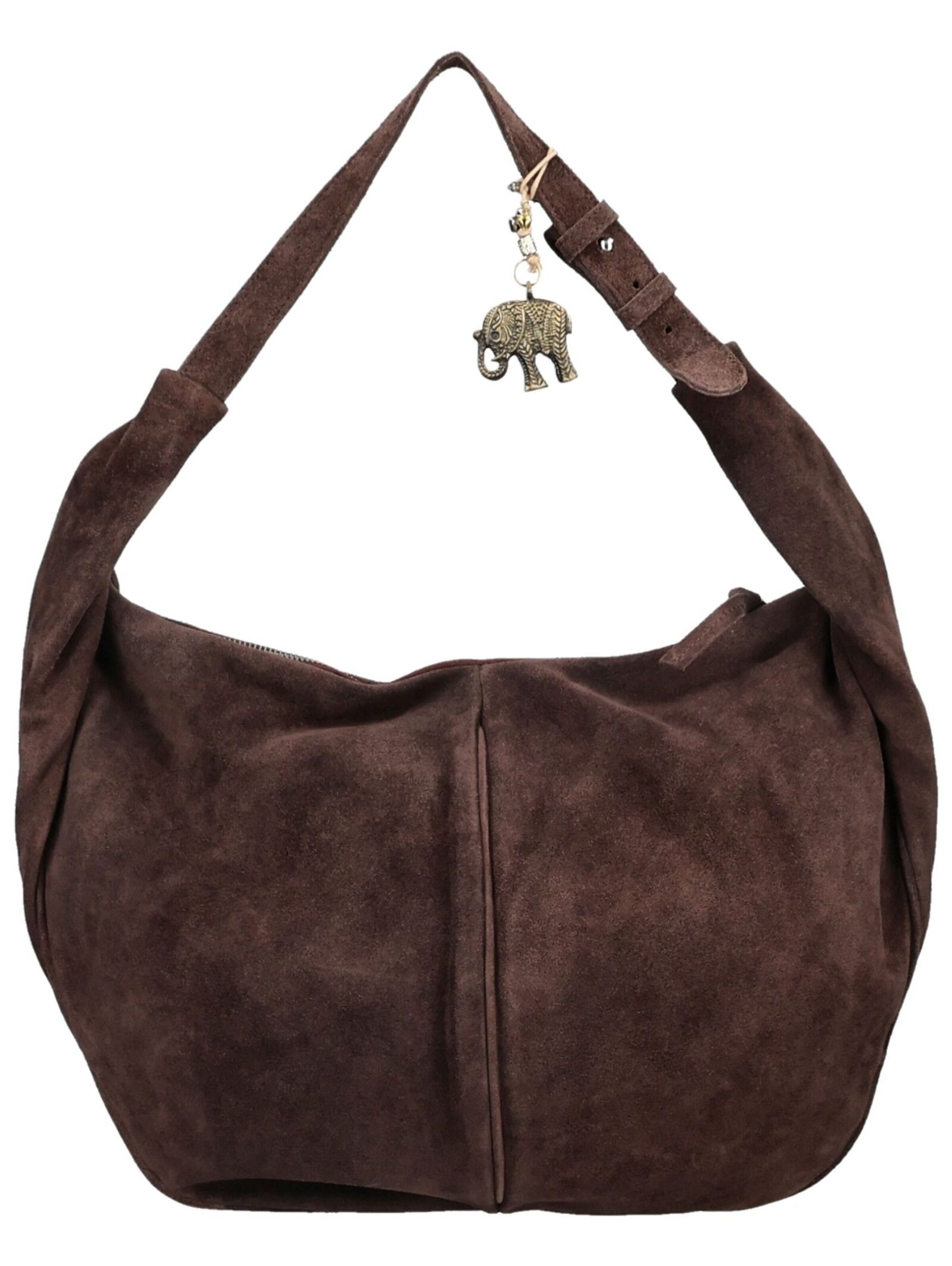 ANOKHI Crossbody Bag in Brown: front