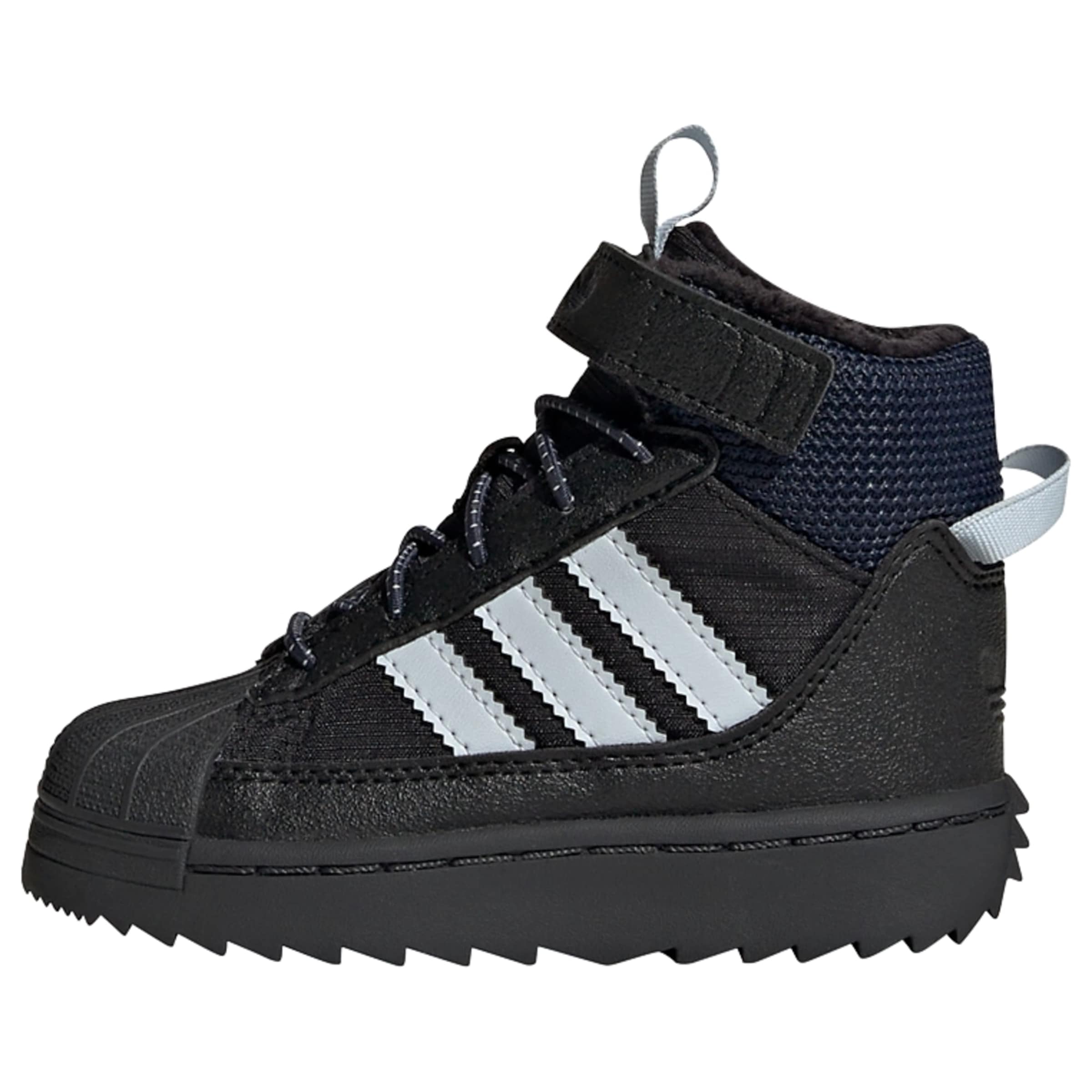 ADIDAS ORIGINALS Stiefel 'Superstar' in Schwarz: Vorderseite