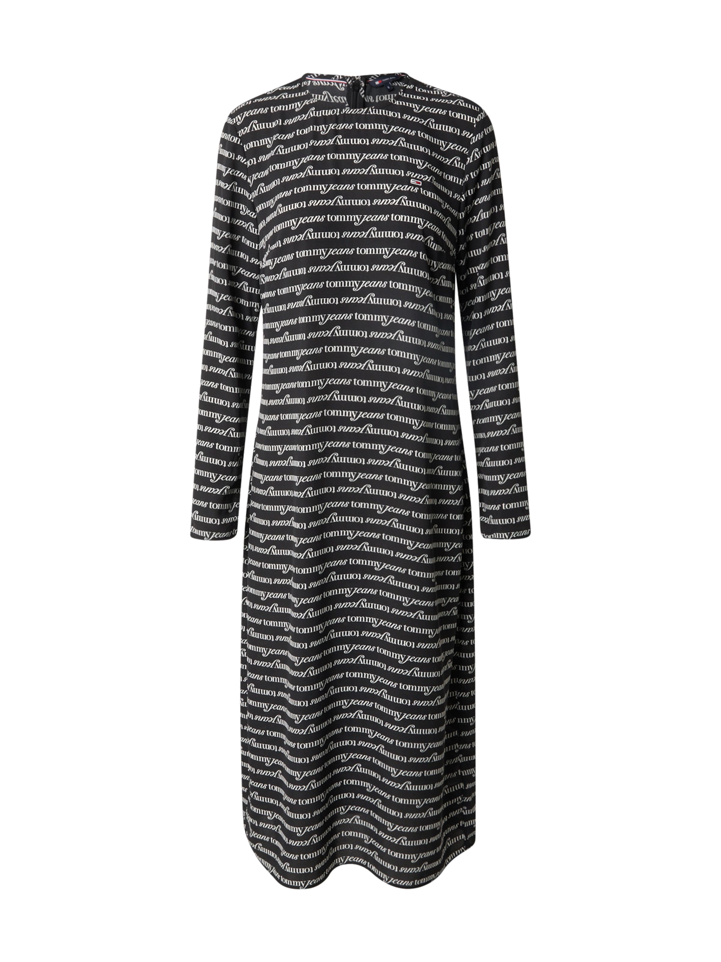 Tommy Jeans Šaty – černá: přední strana
