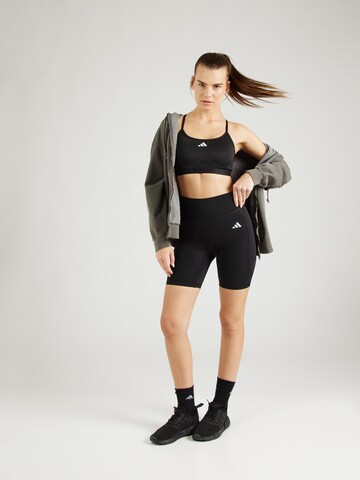 Bustino Reggiseno sportivo 'Aeroreact' di ADIDAS PERFORMANCE in nero
