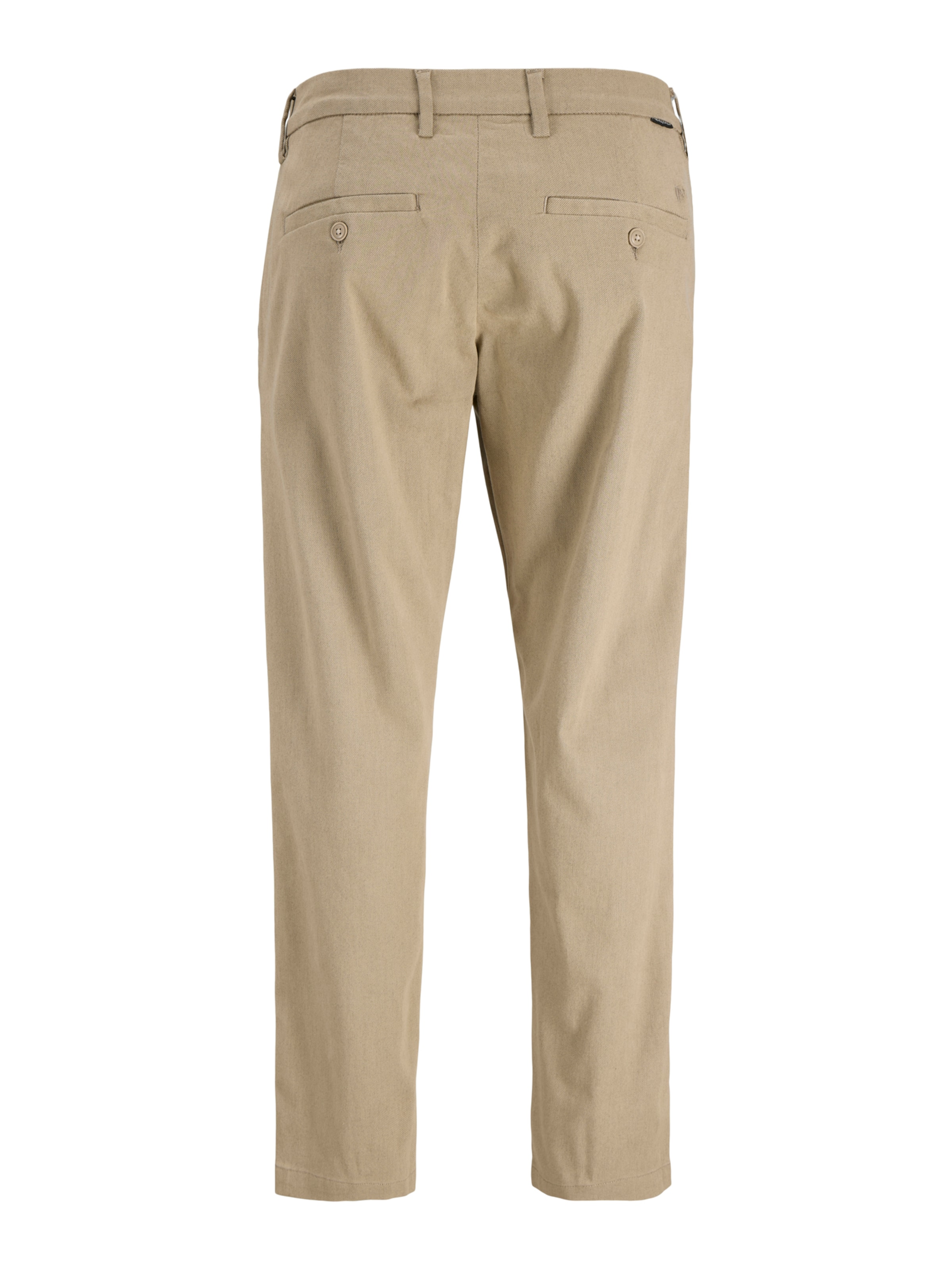 JACK & JONES Lużny krój Chinosy 'JPSTKANE HANK' w kolorze beżowy