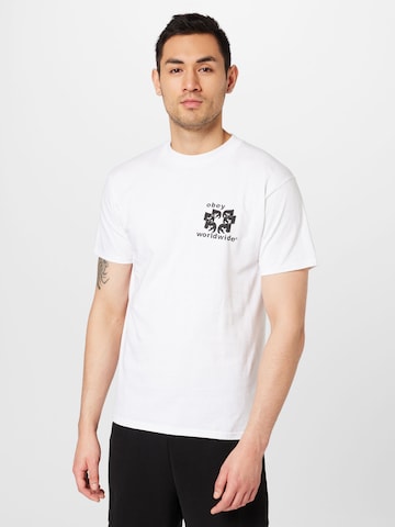 Obey Shirt in White: front