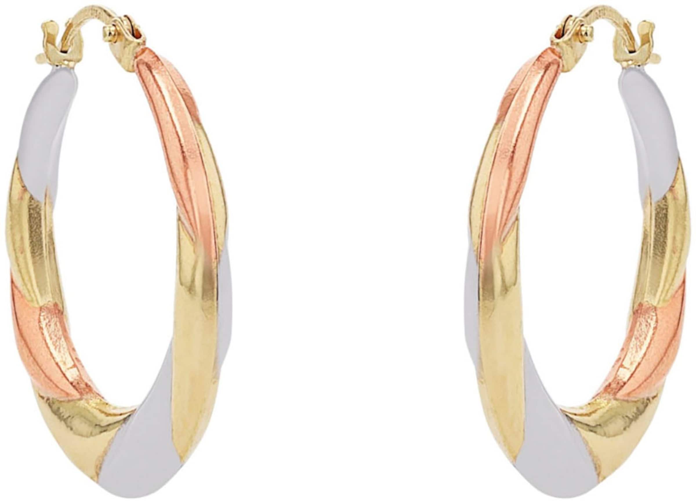 AMOR Earrings in Gold: front