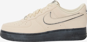 Baskets basses 'AIR FORCE 1 '07 LV8' Nike Sportswear en beige : devant