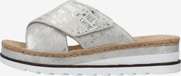 Rieker - Zapatos abiertos en plata