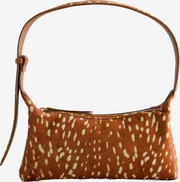 Next - Bolso de hombro en marrón: frente