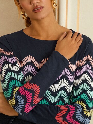 Maglietta di love & roses in blu