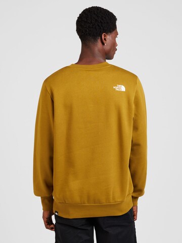 THE NORTH FACE Sweatshirt 'SIMPLE DOME' in Yellow