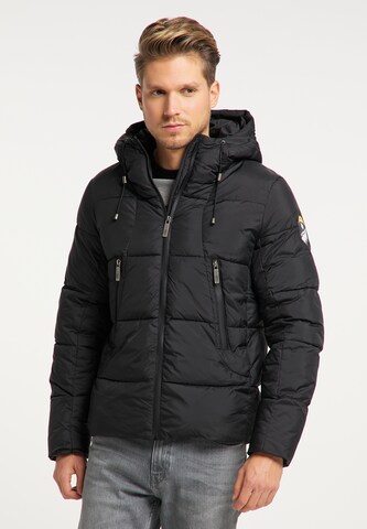 MO Zimska jakna | črna barva: sprednja stran
