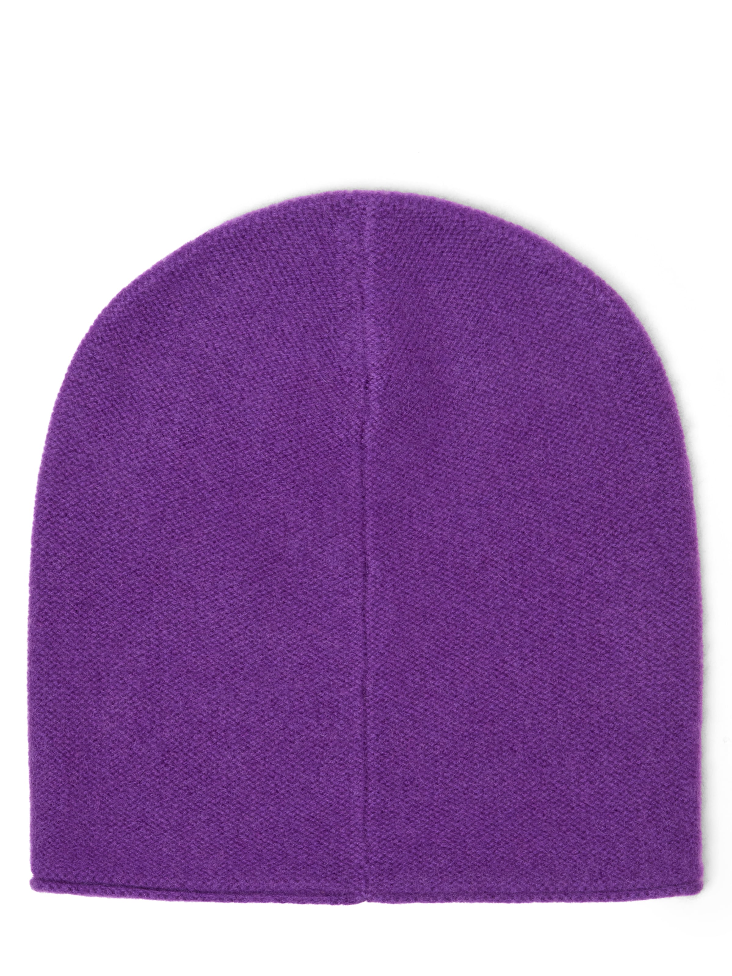Marie Lund Mütze in Lila: Vorderseite