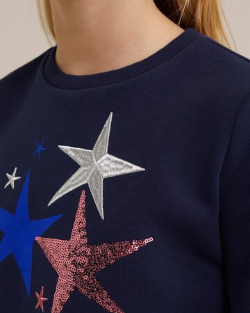 WE Fashion Sweatshirt in Blue
