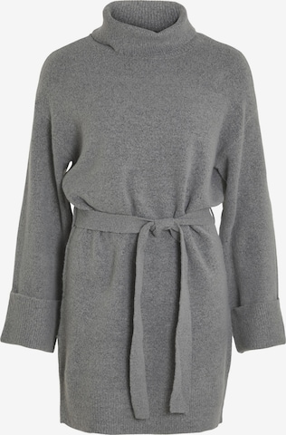 VILA Knitted dress 'Rolfie' in Grey: front