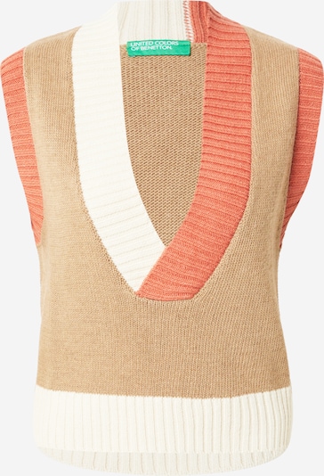 UNITED COLORS OF BENETTON Pulover u boja devine dlake (camel) / svijetlobež / narančasta, Pregled proizvoda