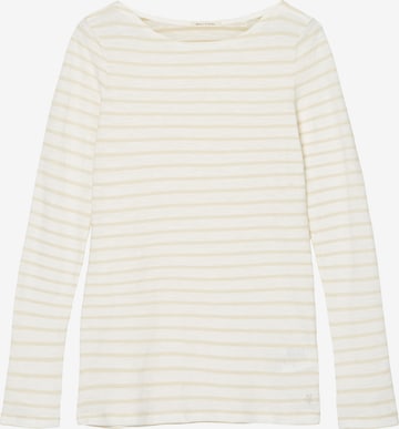 Maglietta di Marc O'Polo in beige: frontale