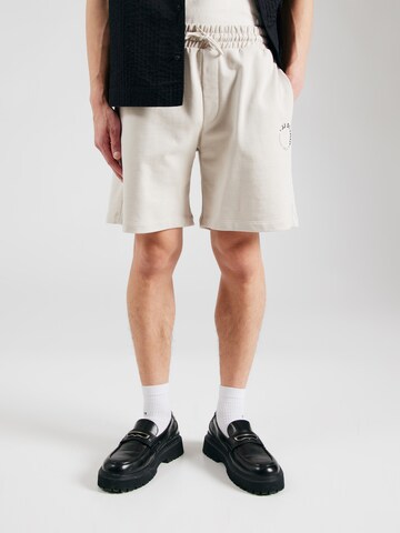 Wide leg Pantaloni di JACK & JONES in beige: frontale