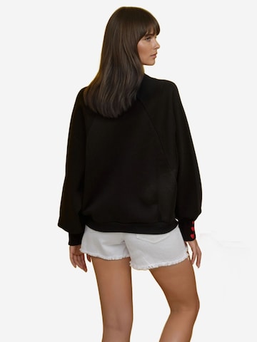 Hiccup Sweatshirt in Schwarz