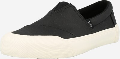 TOMS Brīvā laika apavi bez aizdares 'ALPARGATA FENIX SLIP ON', krāsa - melns / balts, Preces skats