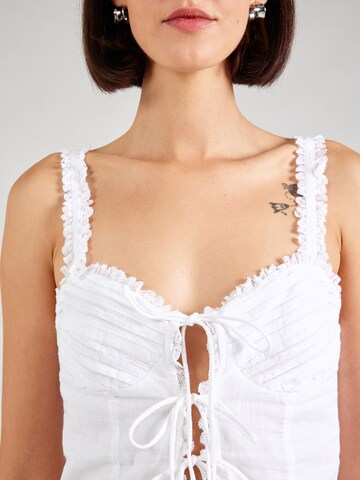 Gina Tricot Топ в Белый