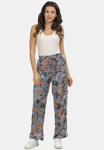 Wide Leg Pantalon Usha en mélange de couleurs