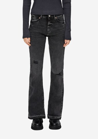 QS Flared Jeans 'Reena' in Grau: predná strana