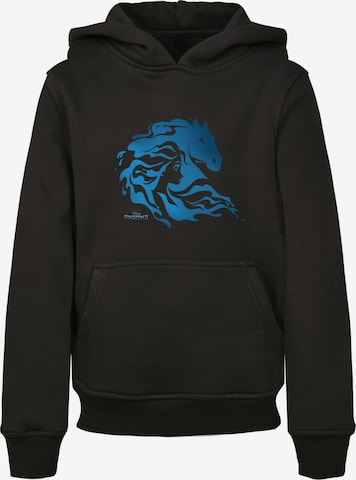 F4NT4STIC Sweatshirt 'Wassergeist Pferd Silhouette' in Schwarz: predná strana