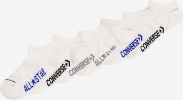 CONVERSE Ponožky – bílá: přední strana