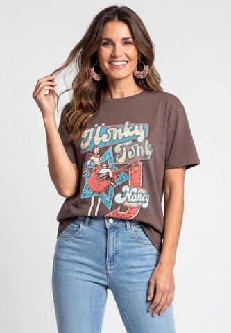 usha FESTIVAL - Camiseta 'Festival' en marrón: frente
