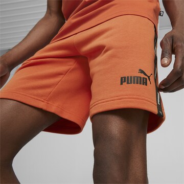 Regular Pantalon de sport PUMA en orange