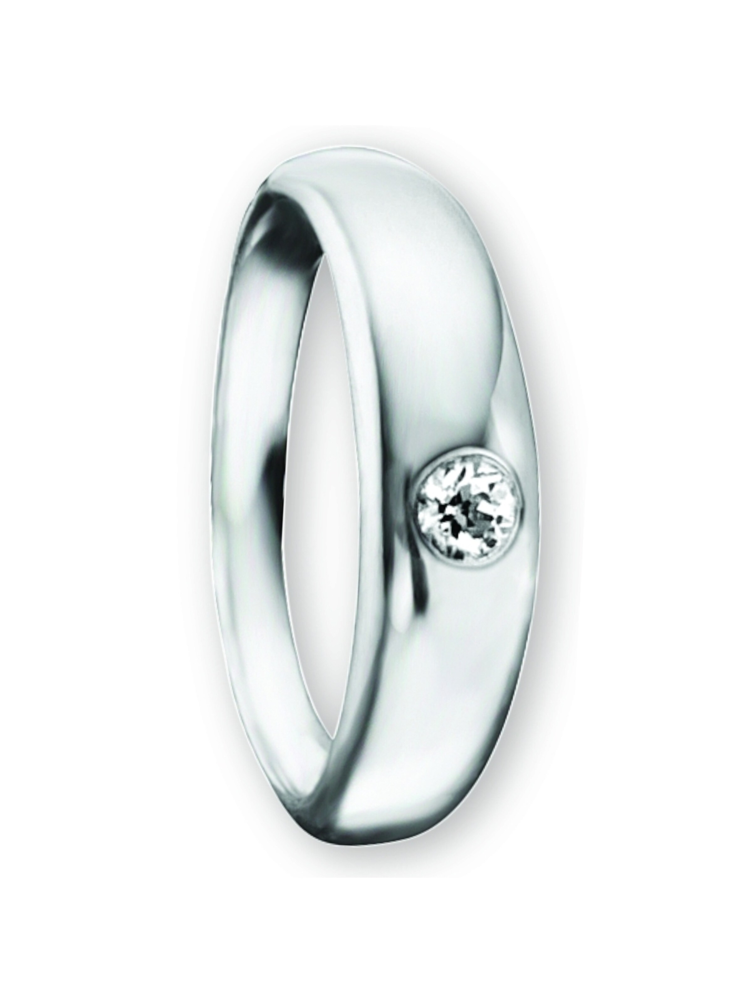 ONE ELEMENT Jewelry 'Taufring' in Silver: front