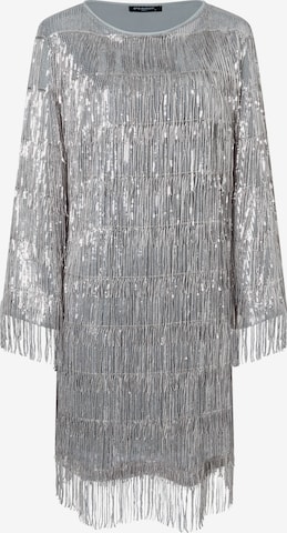 Ana Alcazar Cocktailjurk 'Tabora' in Zilver: voorkant