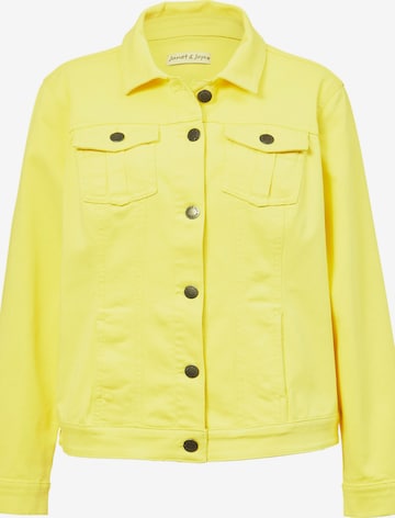 Janet & Joyce Between-Season Jacket in Yellow: front