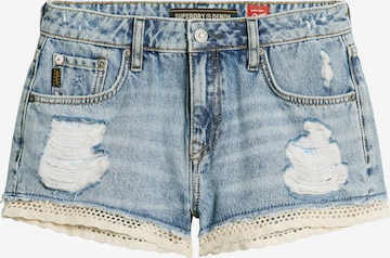 Superdry Shorts 'Hot' in Blau: Vorderseite