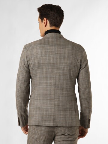 Finshley & Harding London Slim fit Suit Jacket 'Brixdon' in Brown