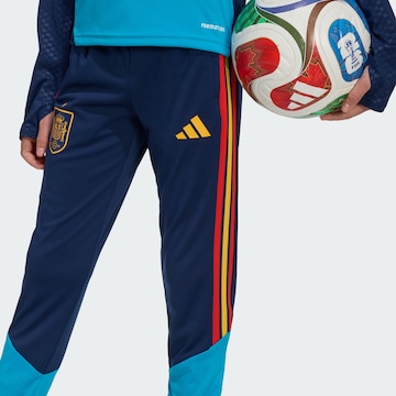ADIDAS PERFORMANCE Slim fit Workout Pants 'Spain 26 Tiro' in Blue