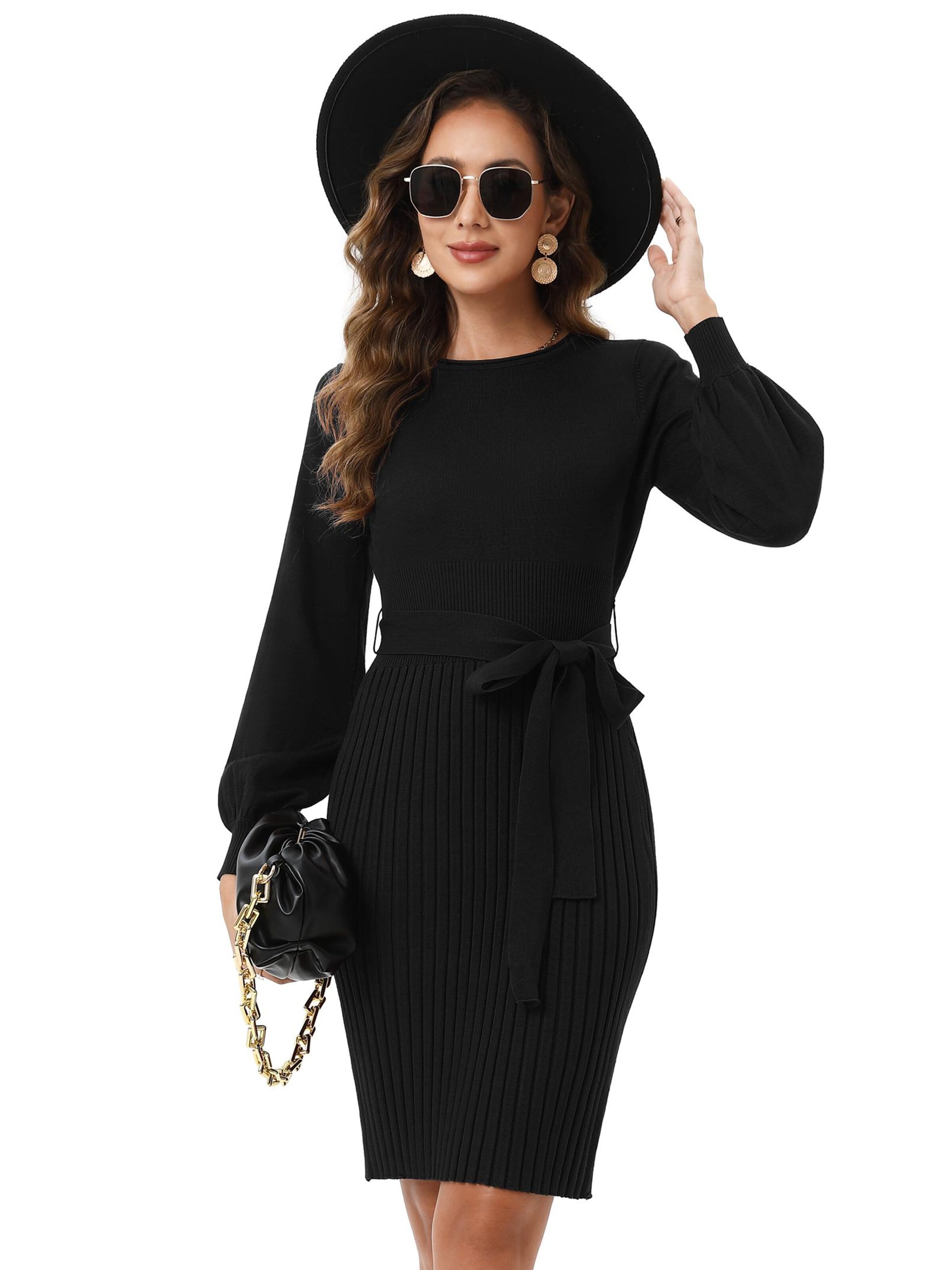 Yesfashion Dress in Black