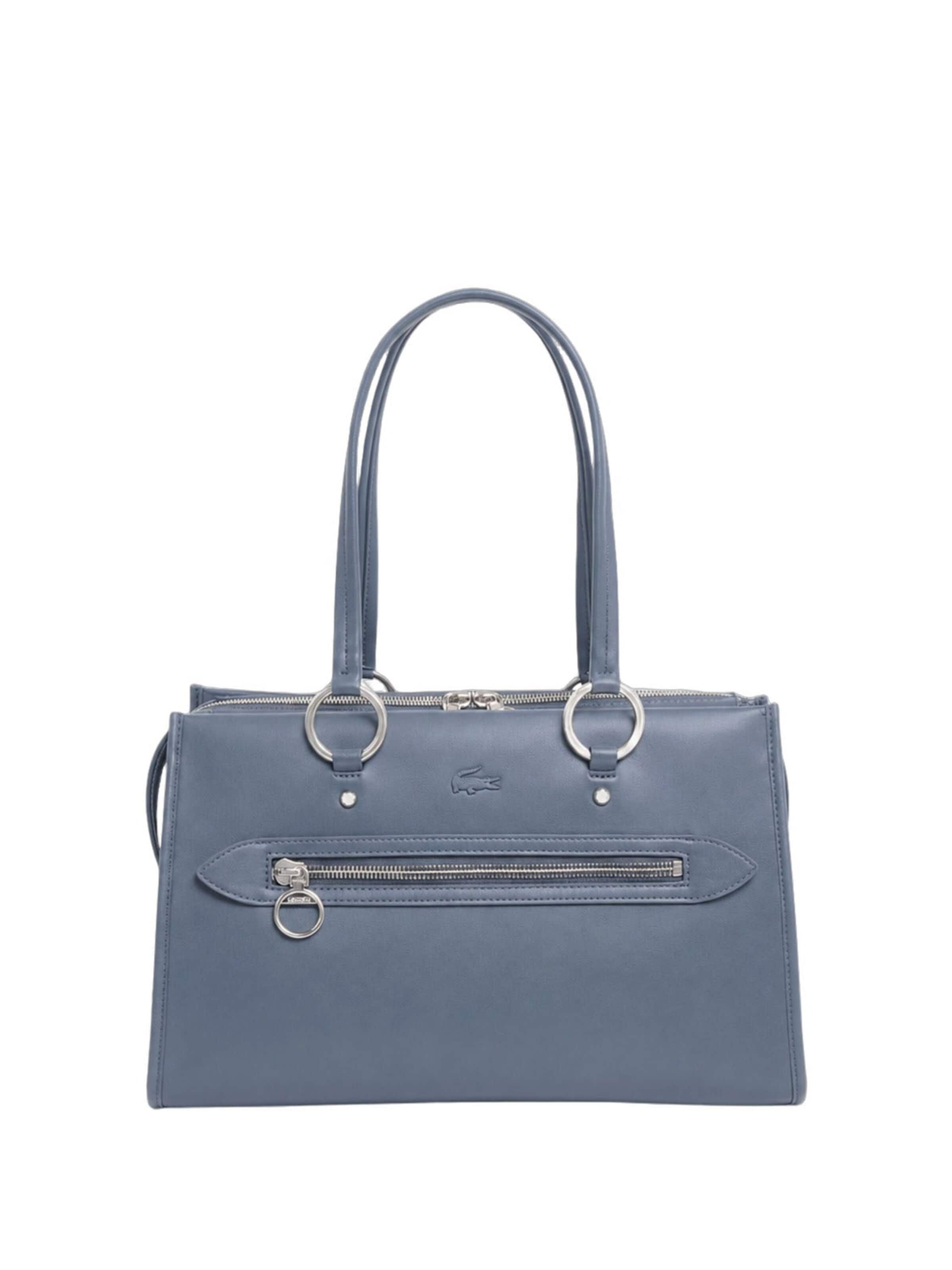 LACOSTE - Bolso de mano 'Lacoste Sac à main Femme Celys Bleu Urban' en azul: frente