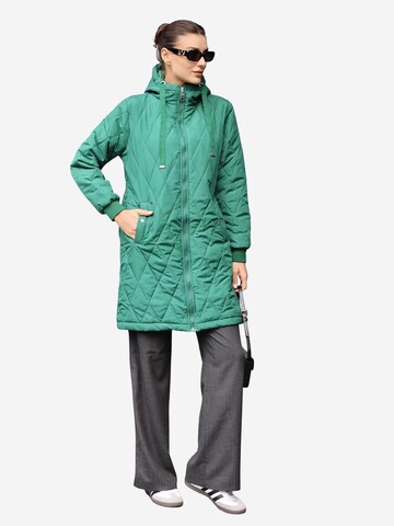 Bigdart Wintermantel in Groen: voorkant