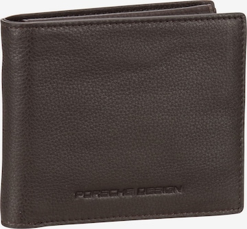 Porsche Design Wallet in Brown: front