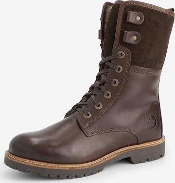 Travelin Veterlaarzen 'Kongea' in Bruin: voorkant