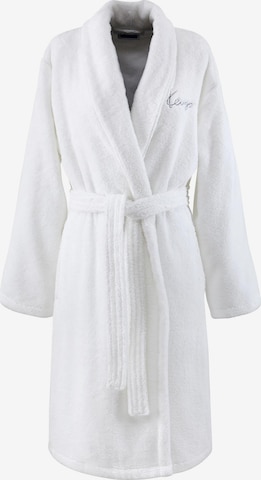 KENZO Long Bathrobe 'KASTRAL' in White: front