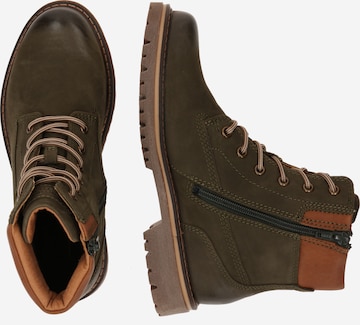 CAMEL ACTIVE Lace-Up Ankle Boots in Green