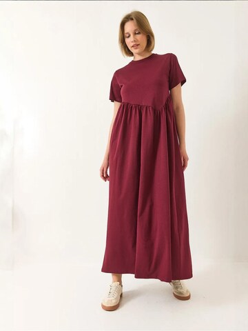 Bianco Lucci Jurk in Rood